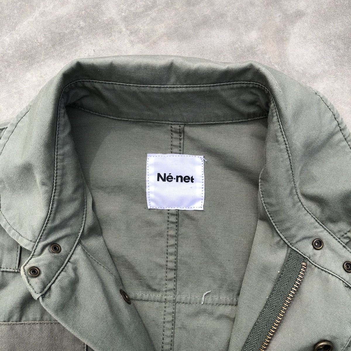 Ne-Net Ne-Net by ISSEY MIYAKE Military Style Jacket Size US L / EU 52-54 / 3 - 3 Thumbnail