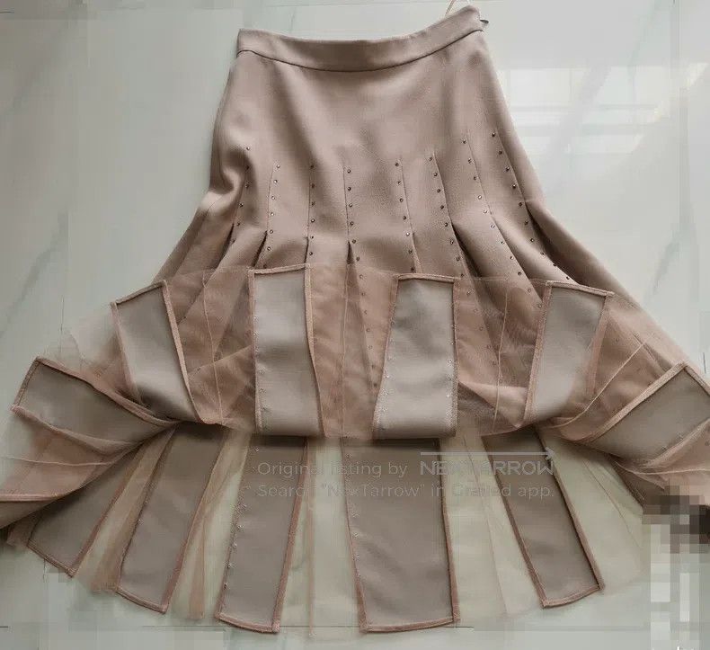 Valentino Valentino Smoked powder wool silk skirt Size S / US 4 / IT 40 - 5 Thumbnail