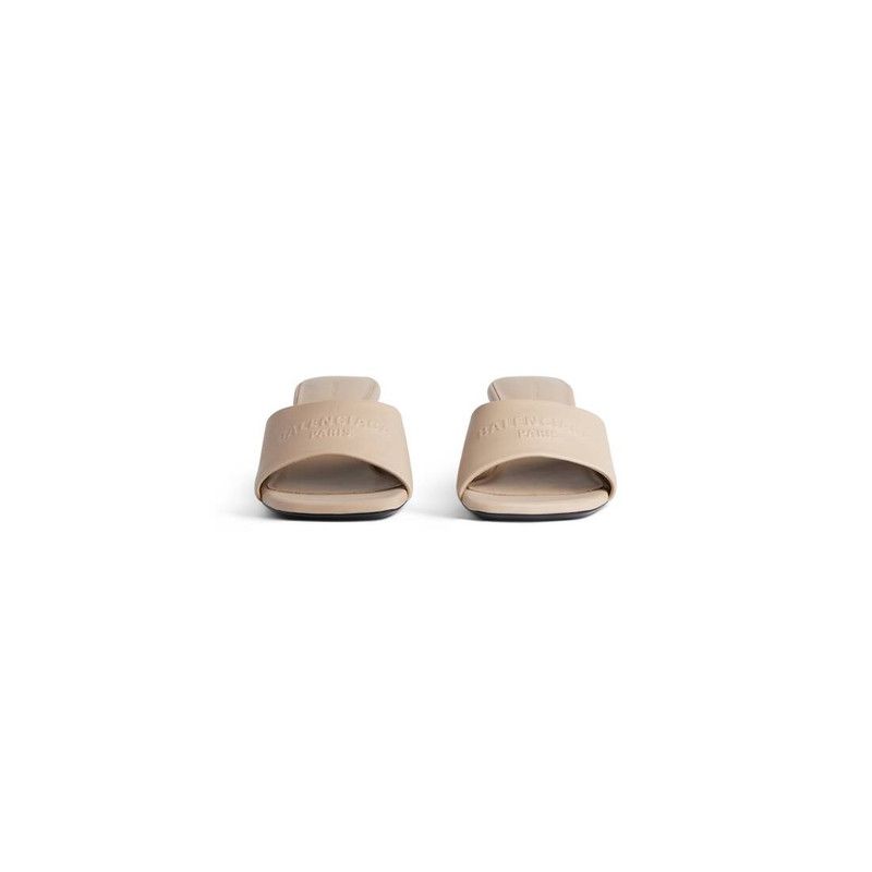 Balenciaga o1s1rm0326 Duty Free 60mm Sandals in Beige Size US 8 / IT 38 - 3 Thumbnail