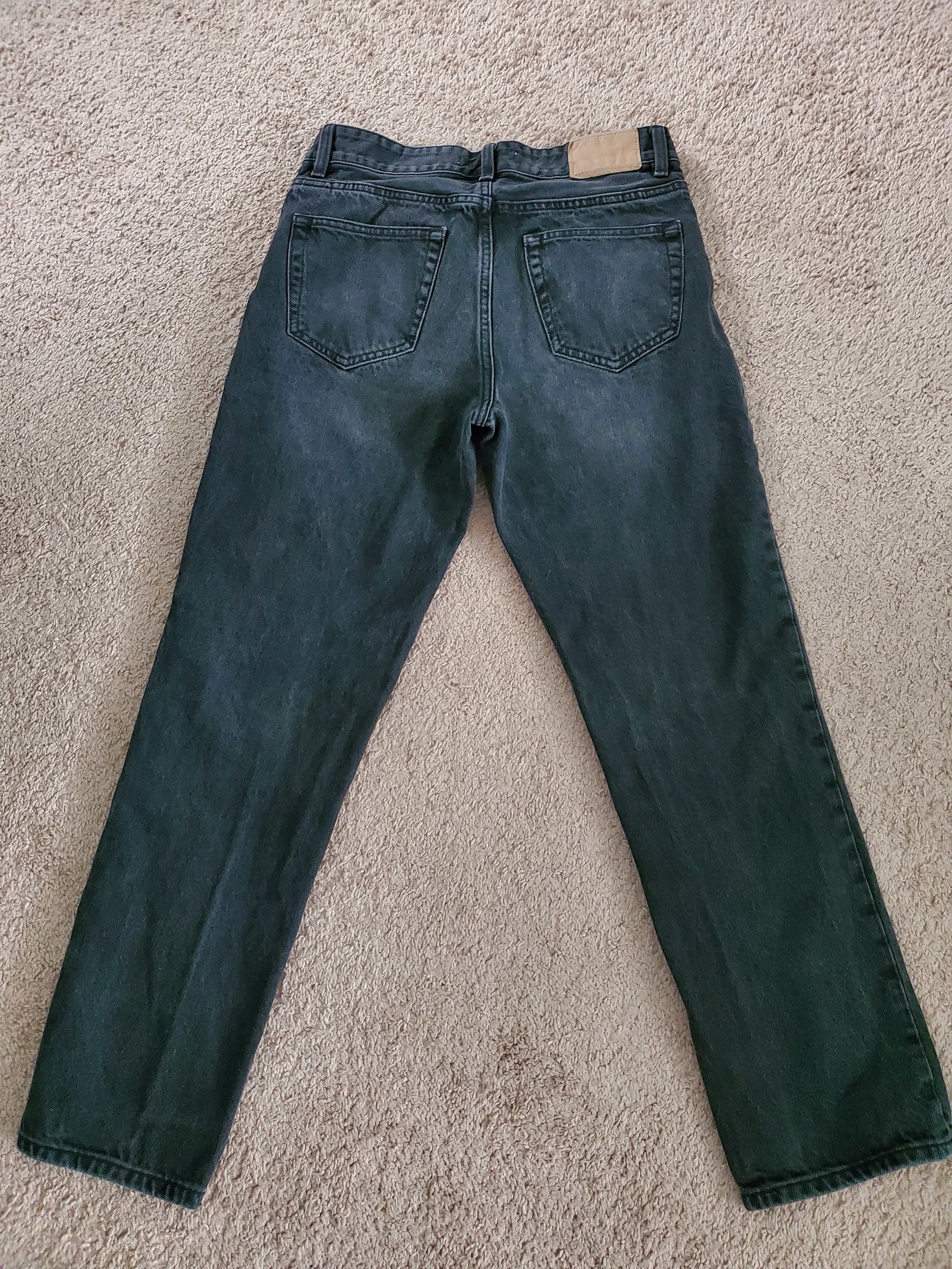 Zara Zara straight fit black jeans Size US 30 / EU 46 - 2 Thumbnail