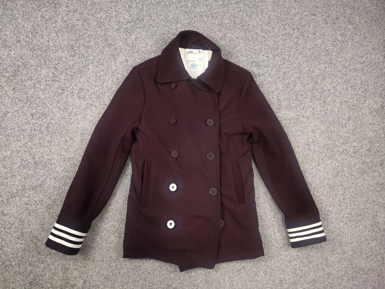 Adidas David Beckham Adidas wool coat Double Breasted Jacket Size US S / EU 44-46 / 1 - 9 Thumbnail