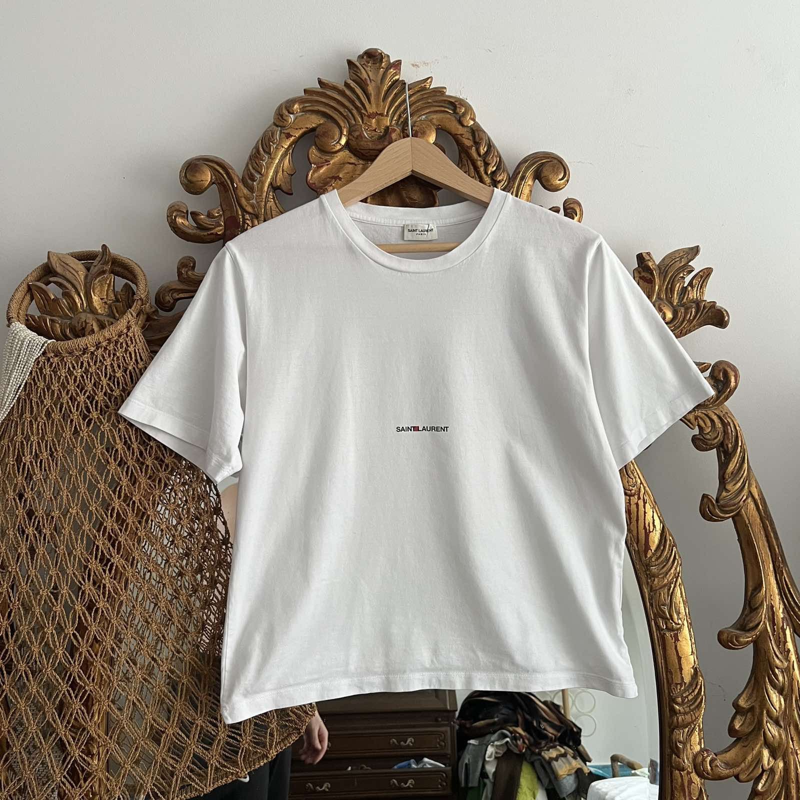Yves Saint Laurent Yves Saint Laurent Logo YSL T-Shirt Size M / US 6-8 / IT 42-44 - 1 Thumbnail