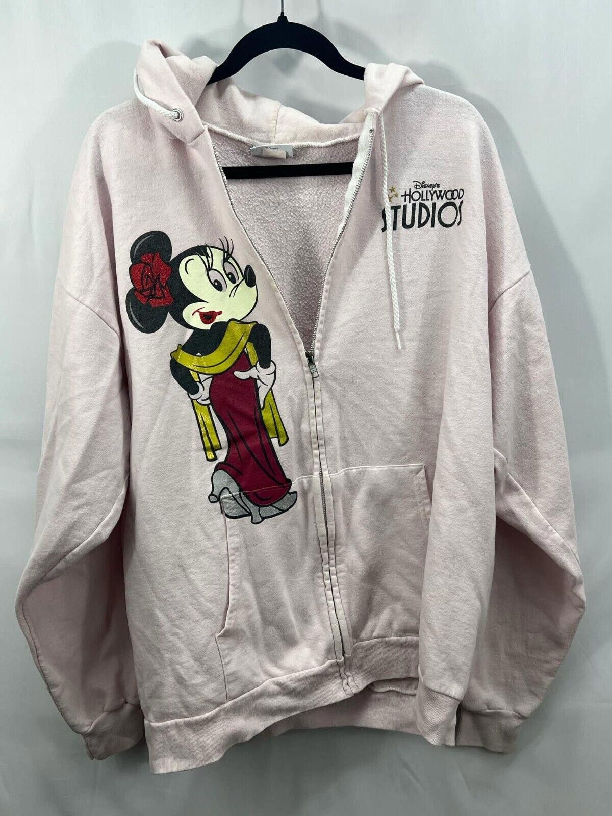 Disney Disney's Hollywood Studios Minnie Mouse Zip-Up Hoodie 2XL Size XXL / US 16-18 / IT 52-54 - 1 Thumbnail
