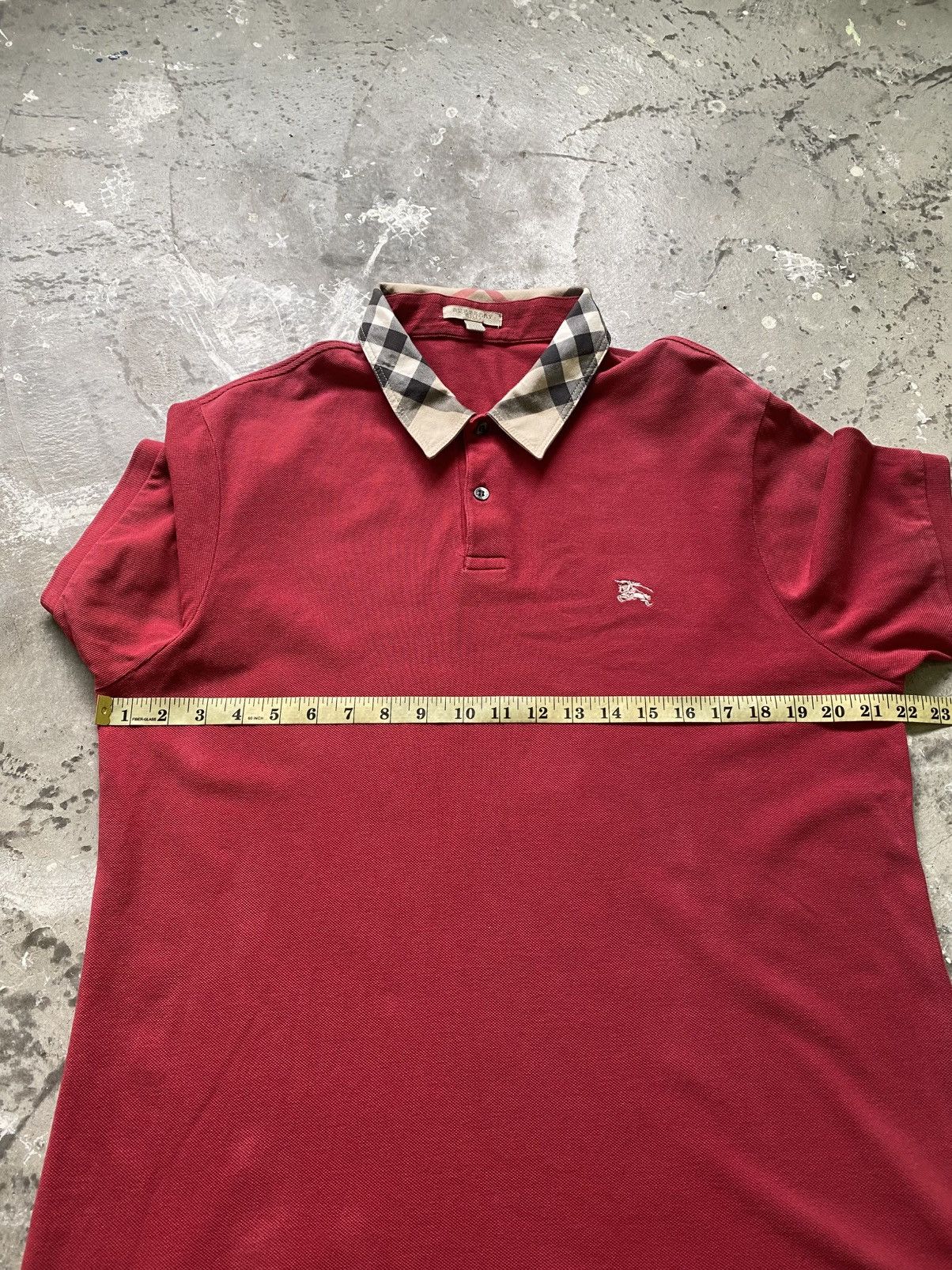 Burberry Burberry Brit Nova Check Polo Shirt Size US XL / EU 56 / 4 - 11 Thumbnail
