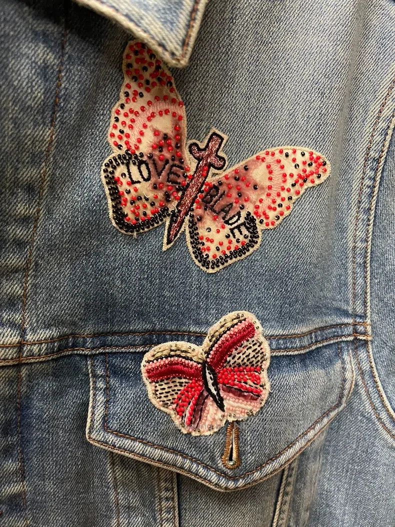 Valentino Valentino Blue denim jacket Size US XXS / EU 40 - 2 Thumbnail
