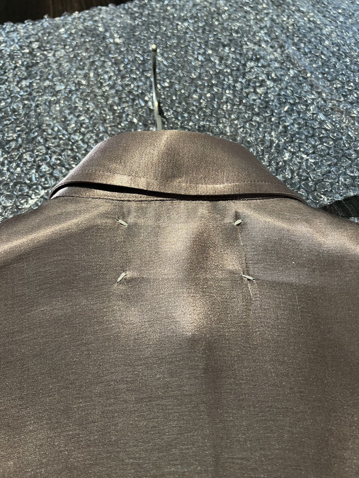 Maison Margiela Maison Martin Margiela 2005AW Artisanal Bronze Silk Shirt Size L / US 10 / IT 46 - 6 Thumbnail