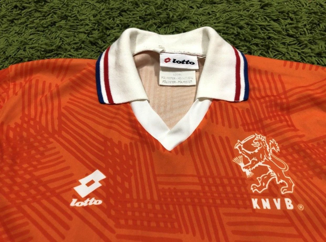 Lotto Sport FIFA Vtg Holland Netherland World Cup 1991 LS Jersey Soccer Size US M / EU 48-50 / 2 - 7 Thumbnail