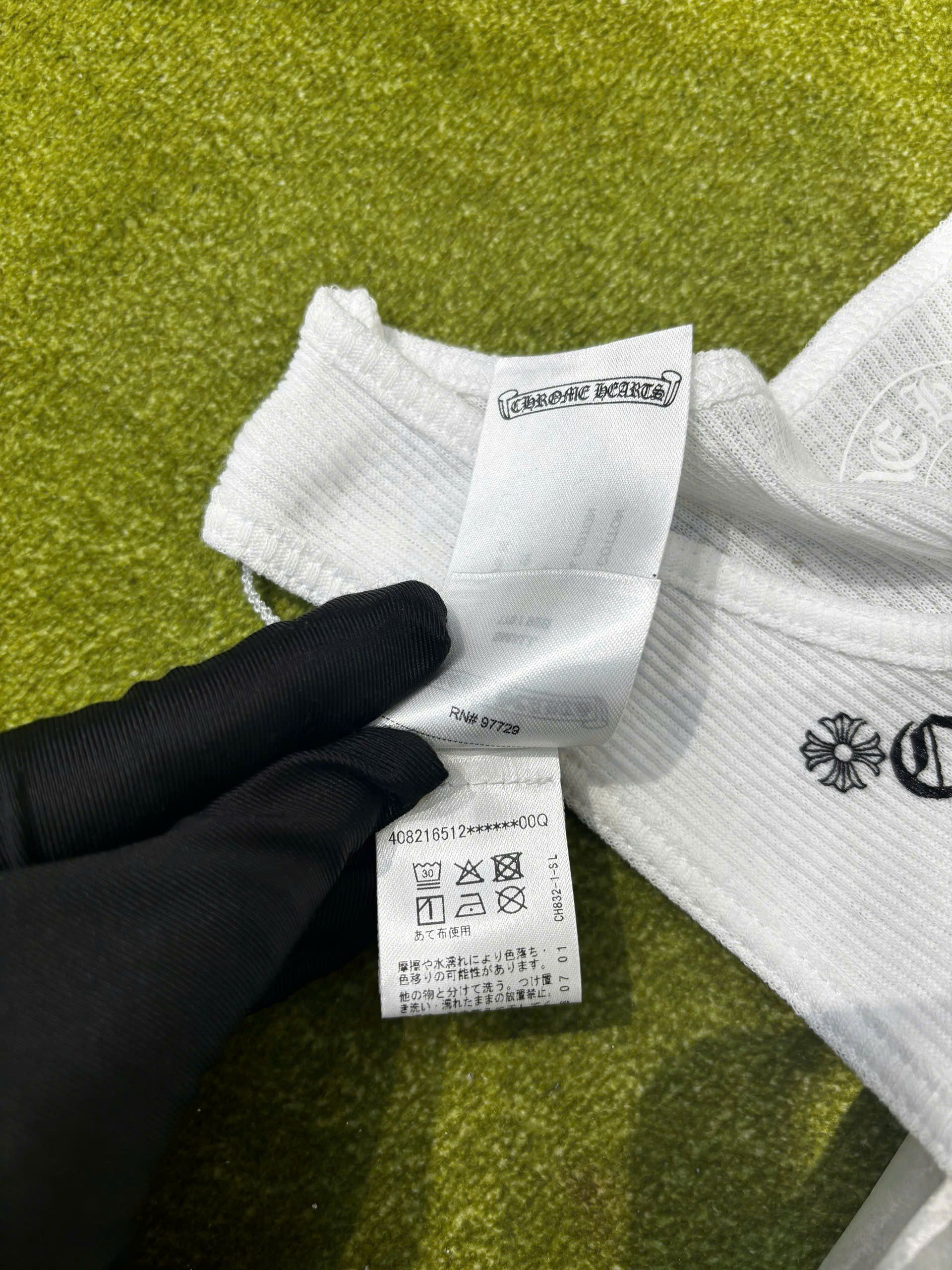 Chrome Hearts Chrome Hearts x Mayumi Foti Neck Logo Tank Top White Size S / US 4 / IT 40 - 8 Thumbnail