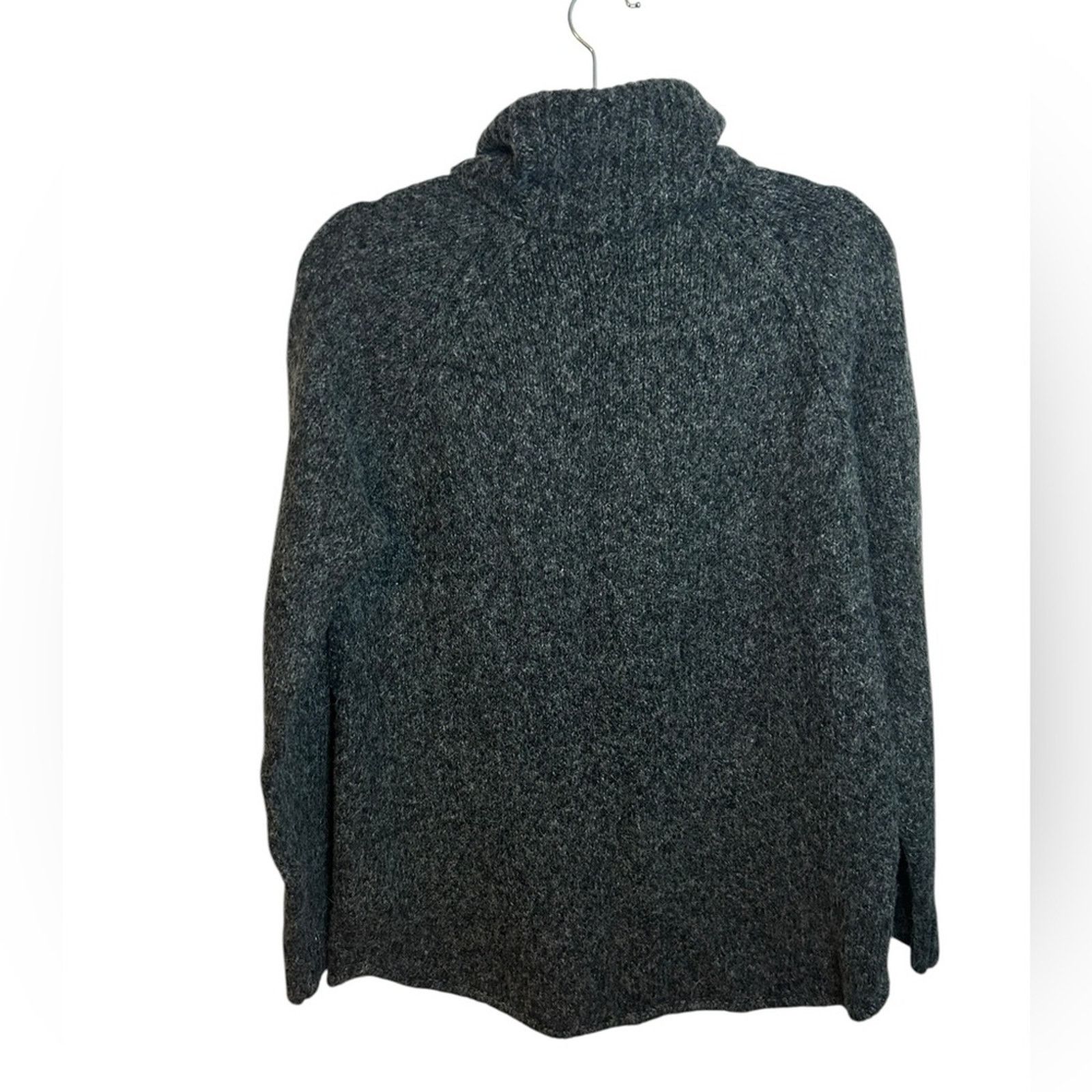 Michael Kors Michael Michael Kors Gray Mohair Blend Turtleneck Sweater Size M / US 6-8 / IT 42-44 - 2 Thumbnail
