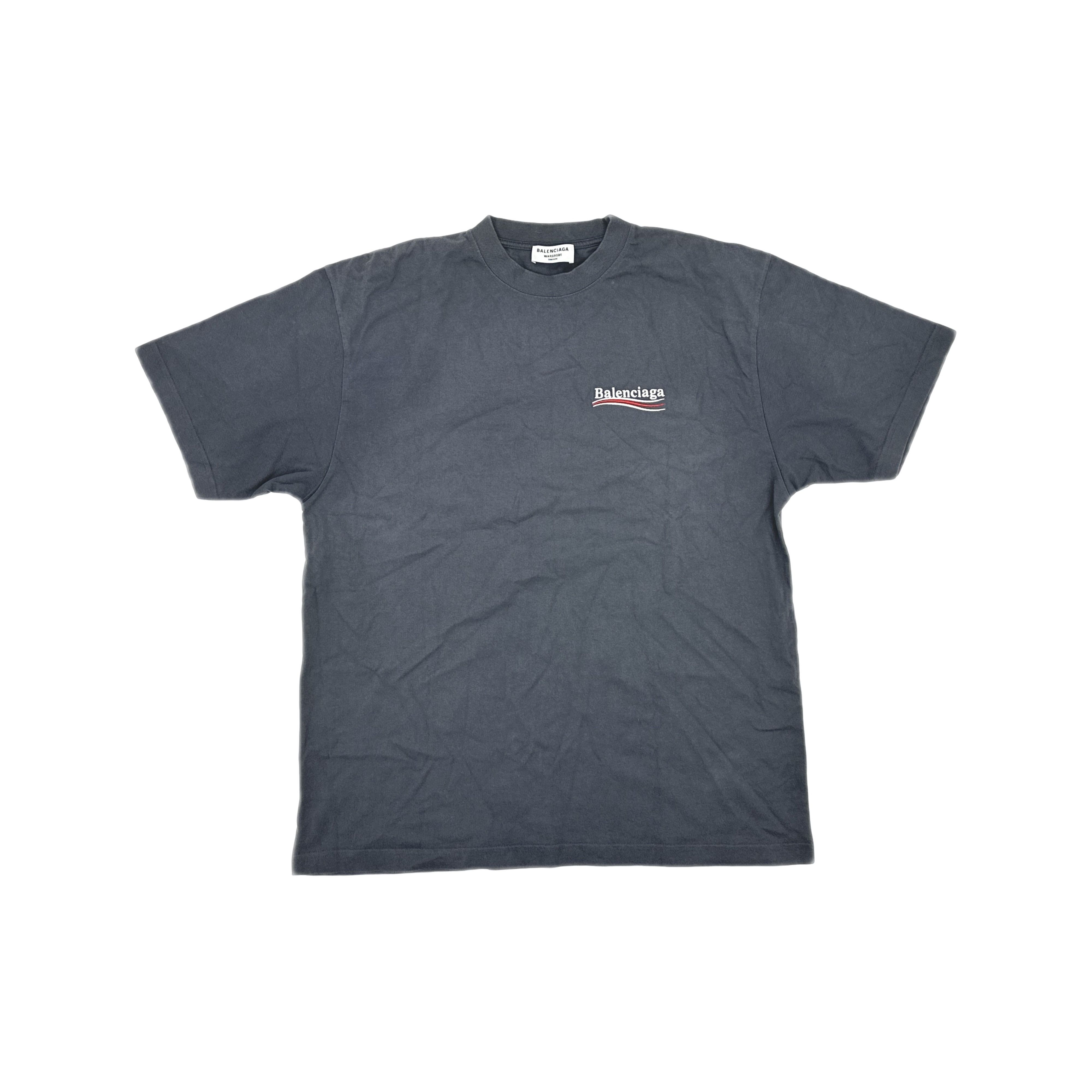Balenciaga Balenciaga Political Campaign Logo T-Shirt L Size L / US 10 / IT 46 - 1 Thumbnail