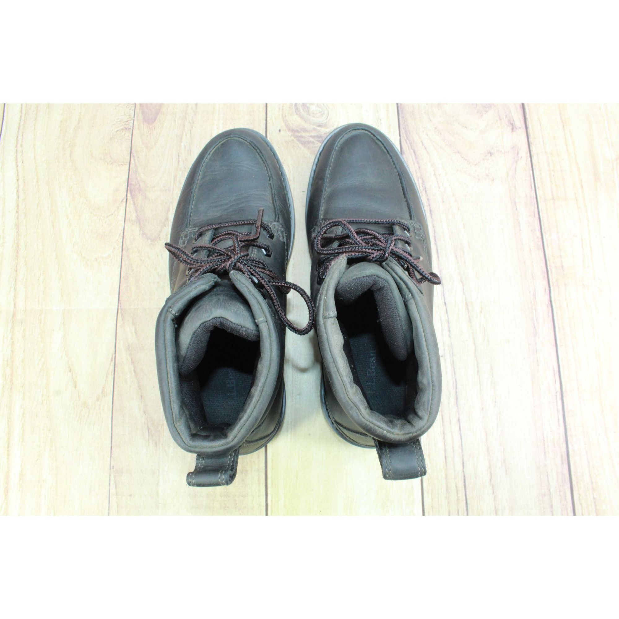 L.L. Bean LL Bean Black Stonington Moc Toe Work Boots Size US 7 / EU 40 - 7 Thumbnail