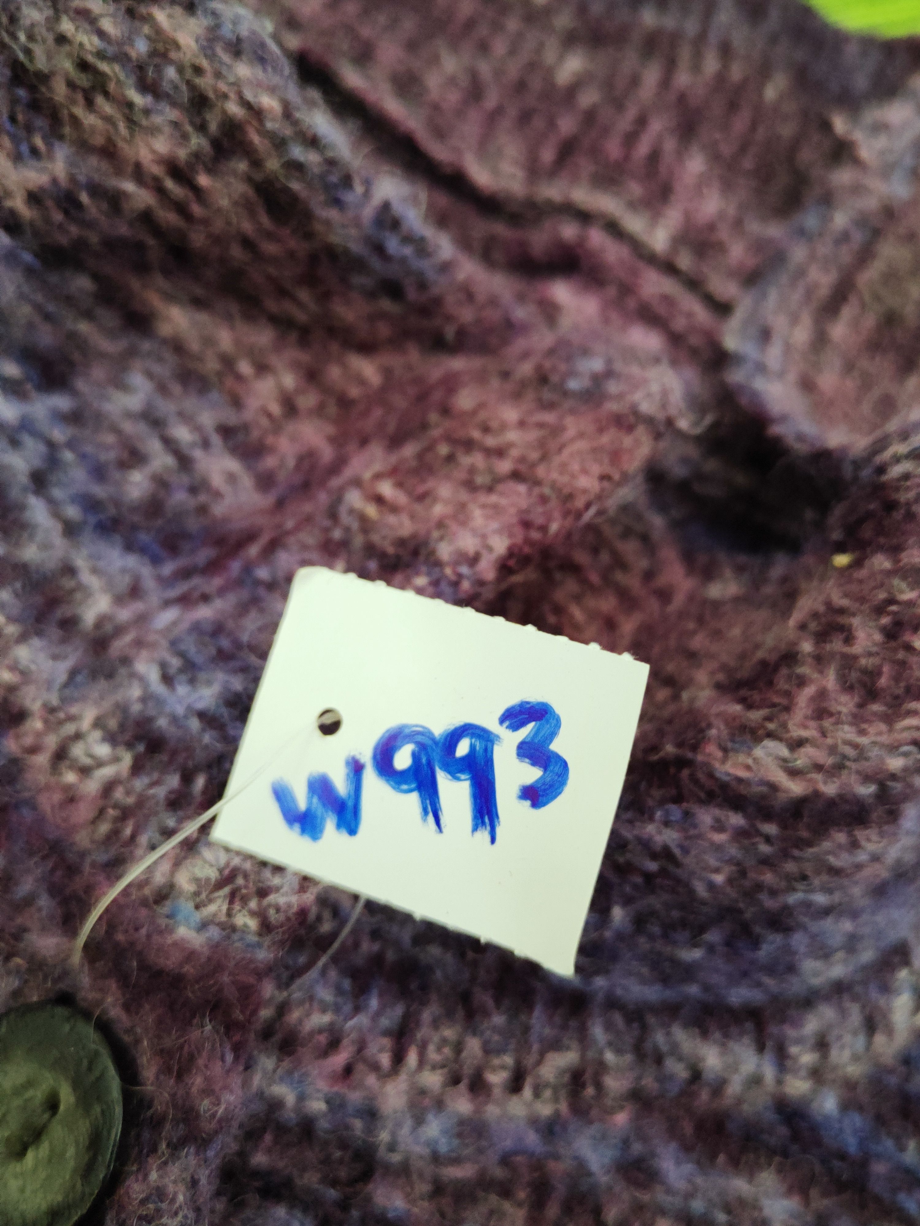 Japanese Brand Japanese Brand Dark Purple Knitwear Cardigan #W993 Size M / US 6-8 / IT 42-44 - 11 Thumbnail