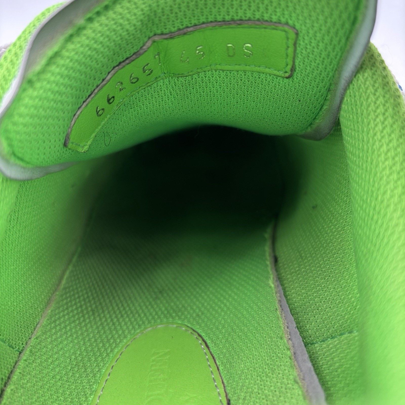 Alexander McQueen Alexander McQueen ' Transparent Sole White, Lime ' Size US 12 / EU 45 - 20 Thumbnail