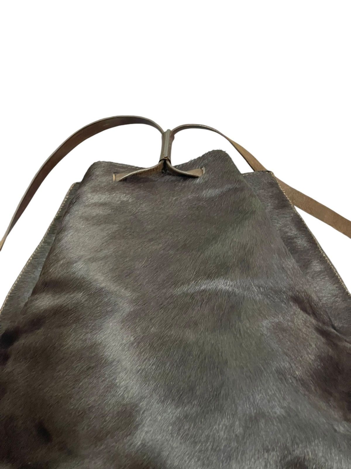 Genuine Leather Calf Hair Leather Re Creation Backpack Bag 5🟩 Size ONE SIZE - 16 Thumbnail