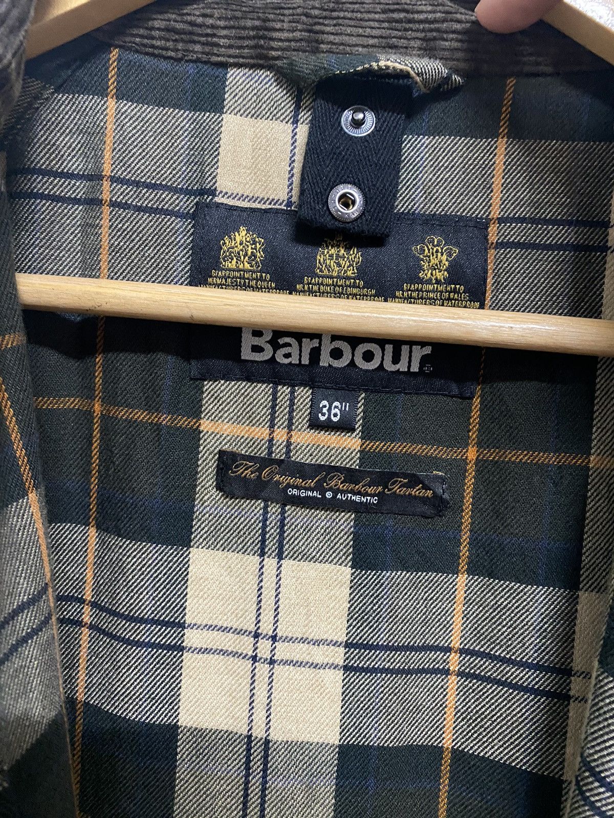 Barbour Barbour International Tartan Waxed Jacket | Grailed