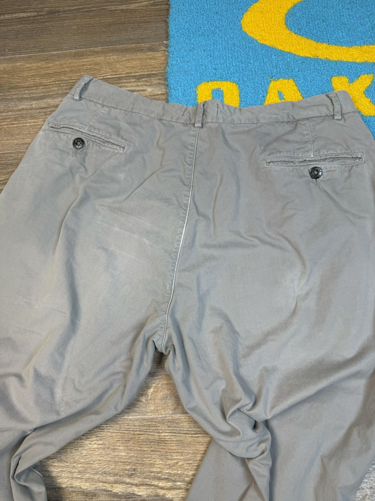 Stone Island × Vintage Vintage Stone Island Gray Chino Trousers Pant Size US 36 / EU 52 - 12 Thumbnail