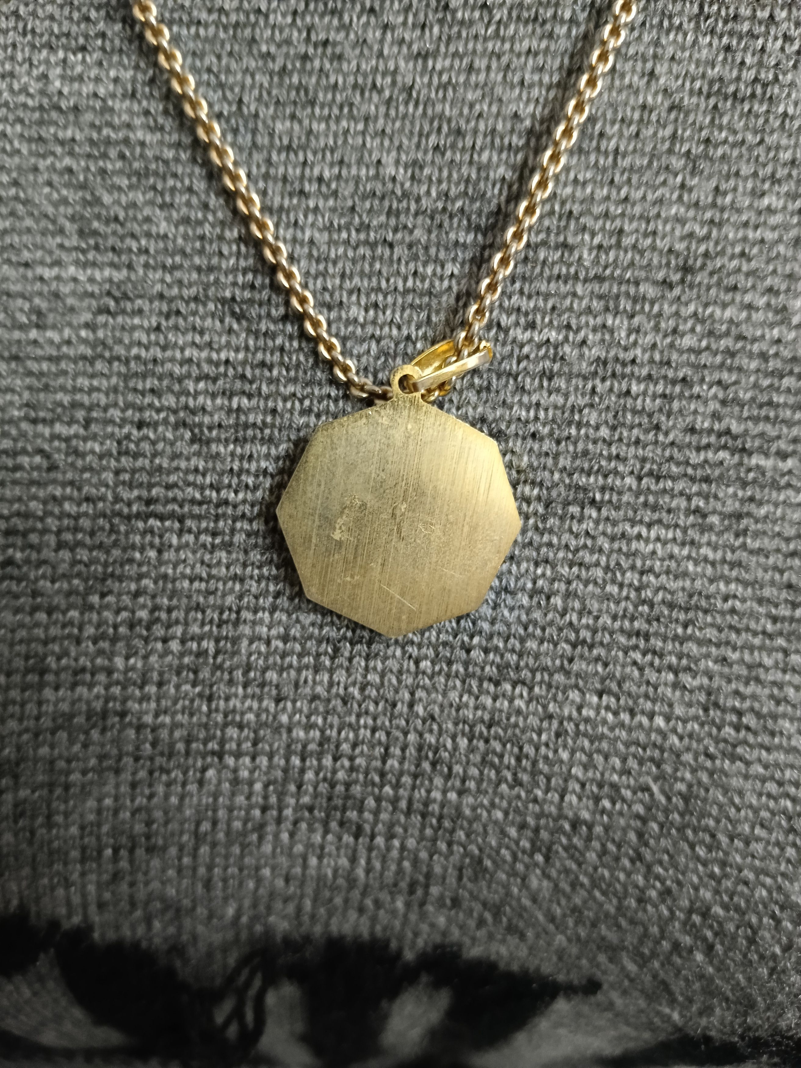 Chanel CHANEL Vintage Octagonal Necklace Size ONE SIZE - 3 Thumbnail