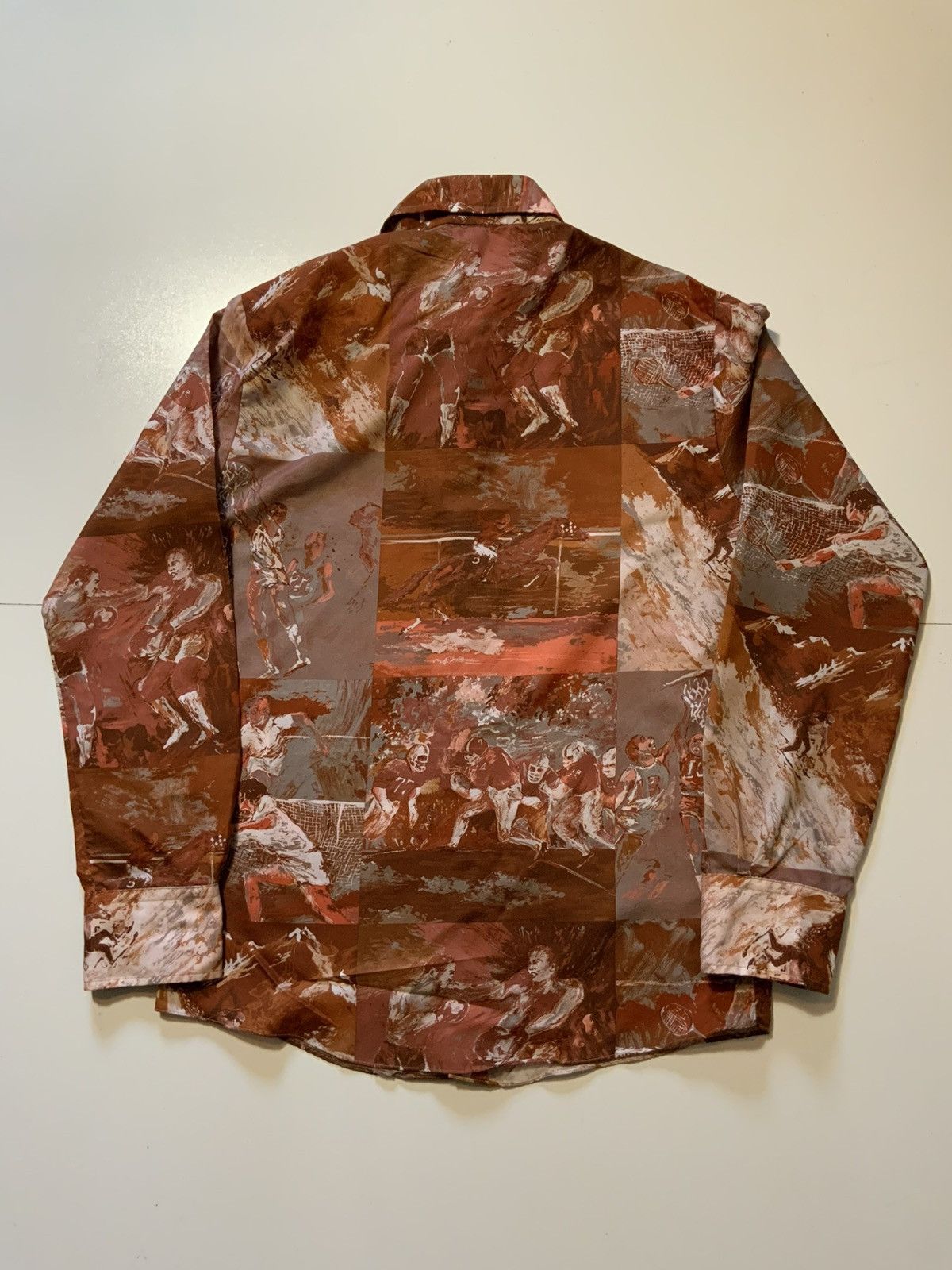 Playboy × Vintage Vintage 70s Chemise Et Cie Playboy Sports AOP Collage Shirt Size US S / EU 44-46 / 1 - 2 Thumbnail