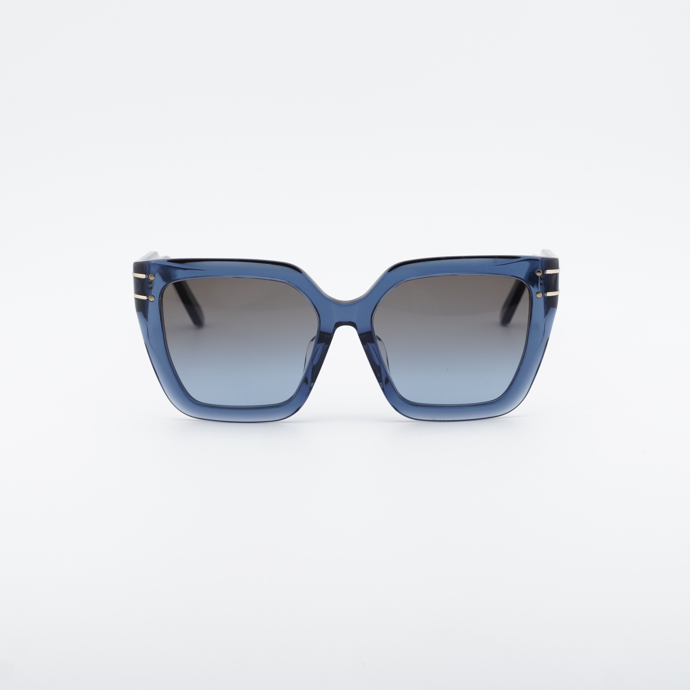 Dior Dior DIORSIGNATURE S10F 30F2 Sunglasses Blue Square Frame Size ONE SIZE - 8 Thumbnail