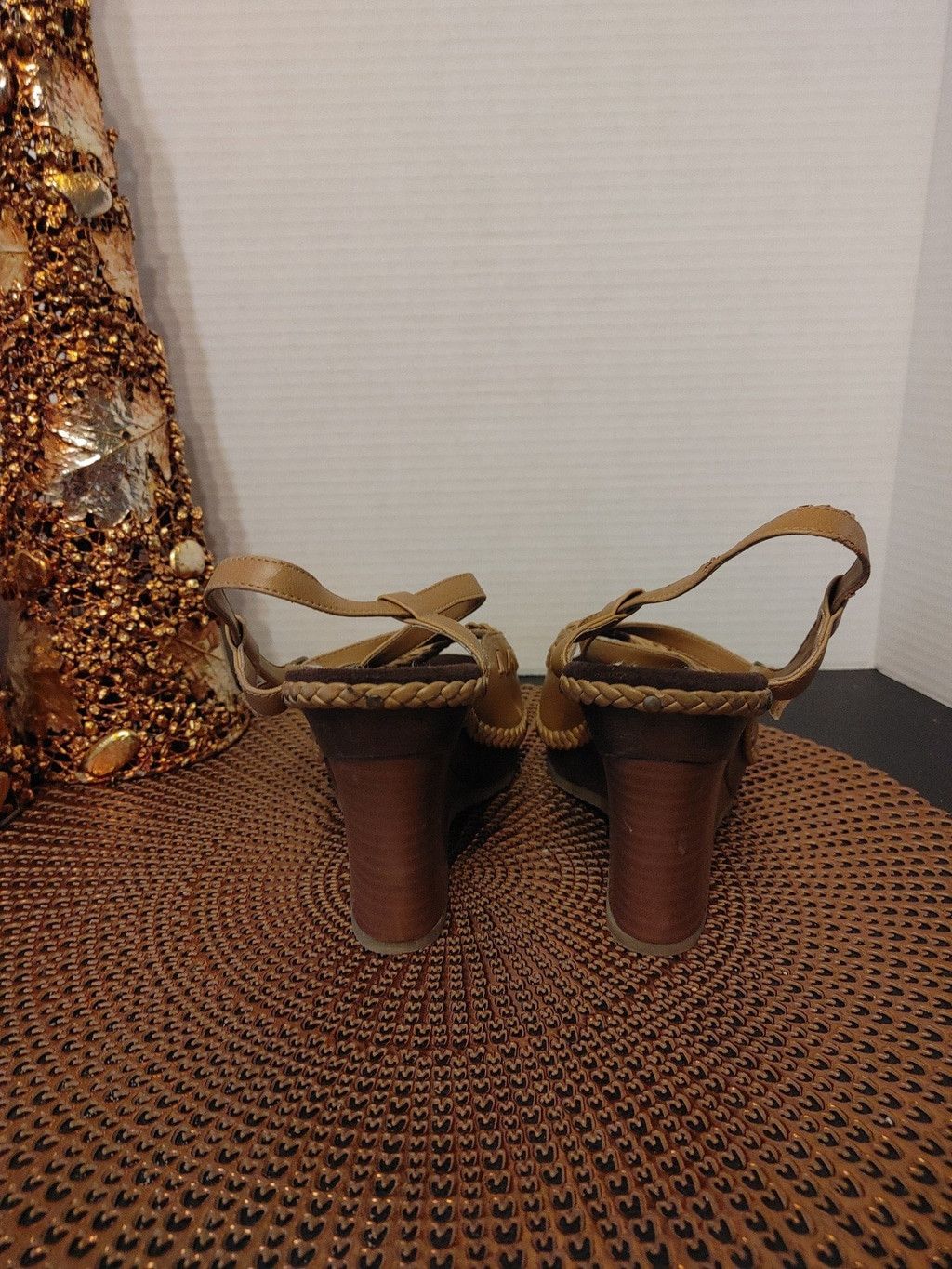 Other Frida Wedge Leather Sandals Size 8.5 Size US 8.5 / IT 38.5 - 5 Thumbnail