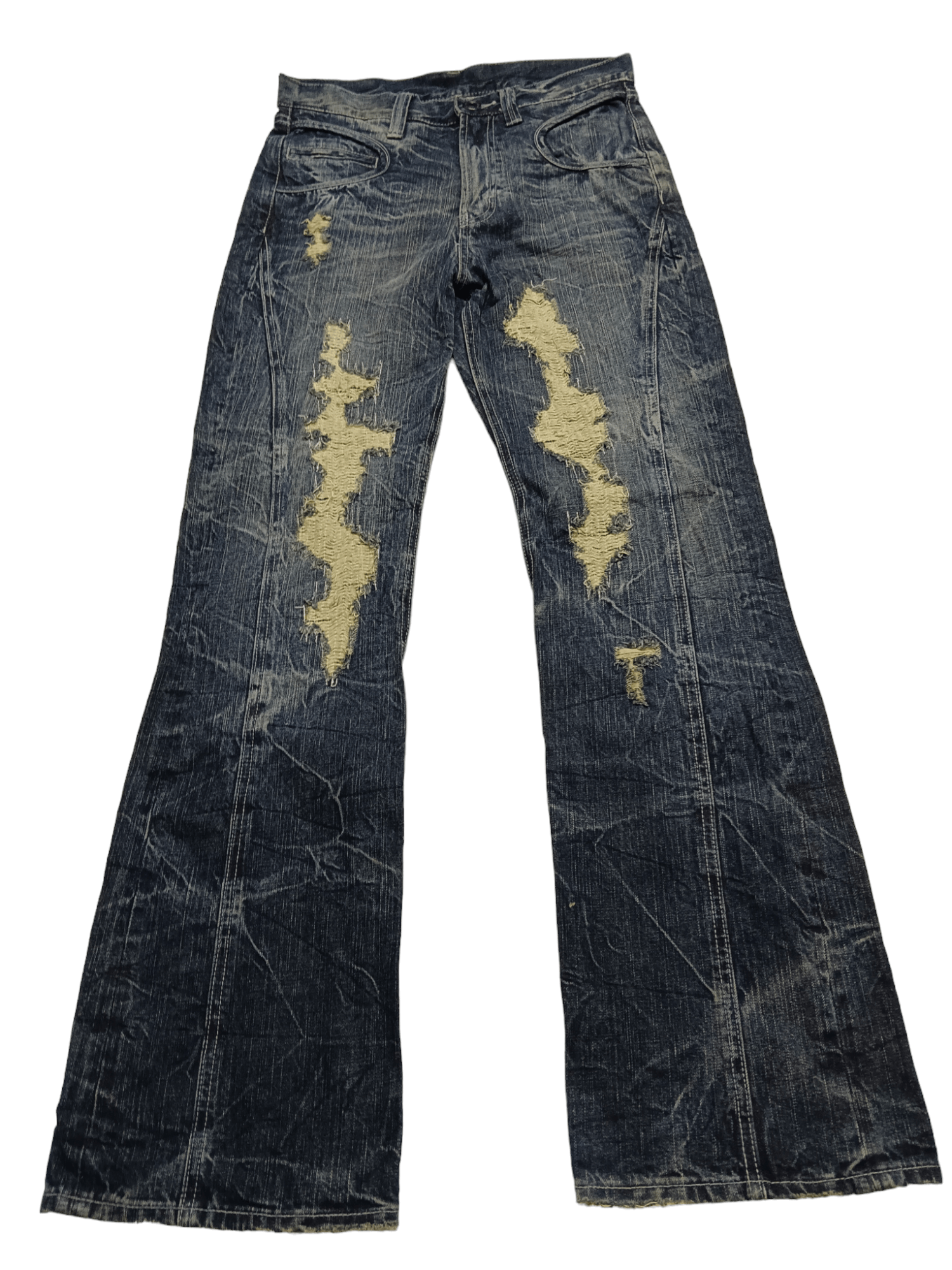 Tornado Mart 💥Tornado Mart💥 Thunder Whiskers Super Flared Denim