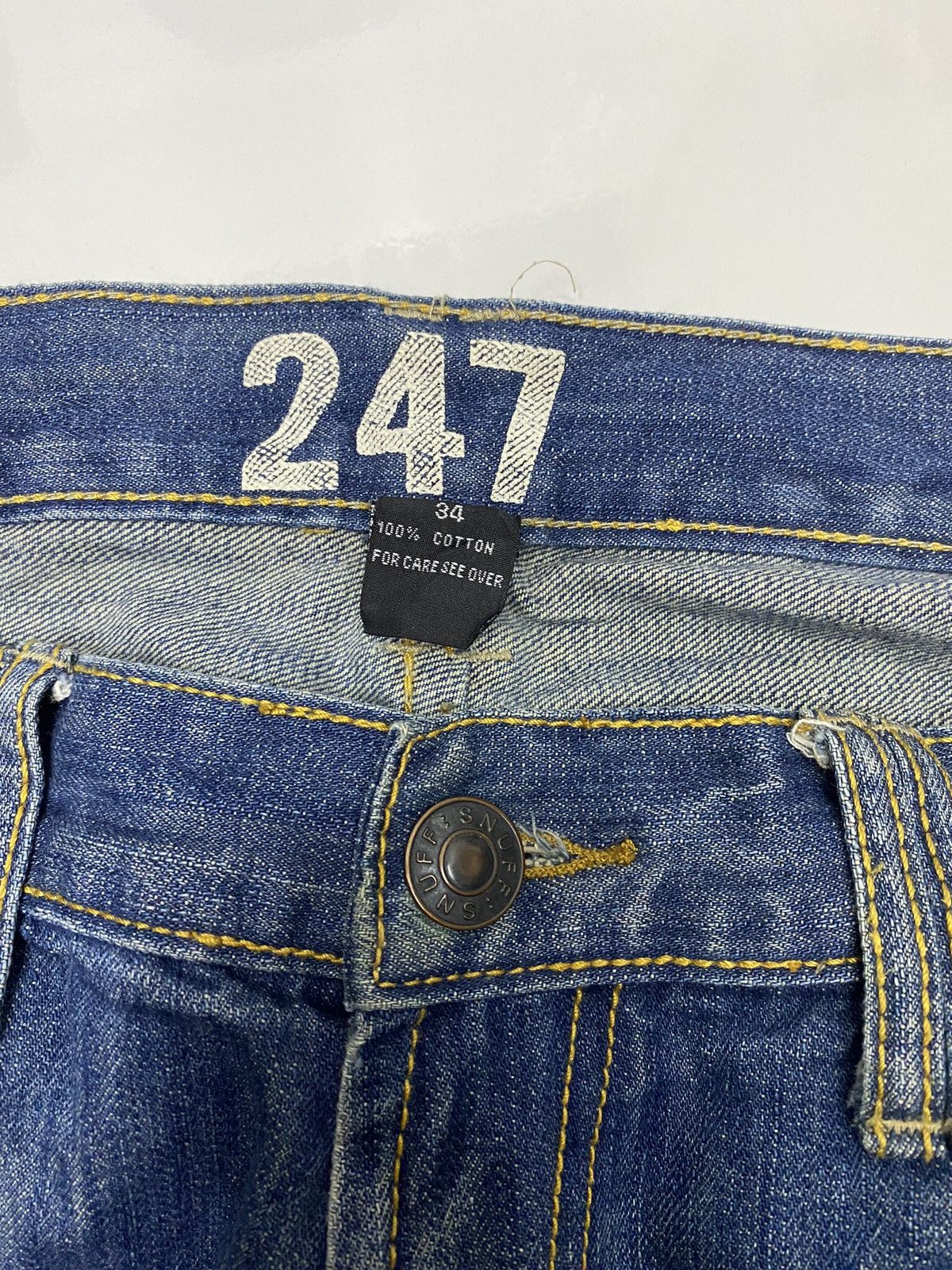 Hysteric Glamour FLARE JEANS SNUFF 247 DISTRESSED DENIM JEANS RARE Size US 34 / EU 50 - 8 Thumbnail