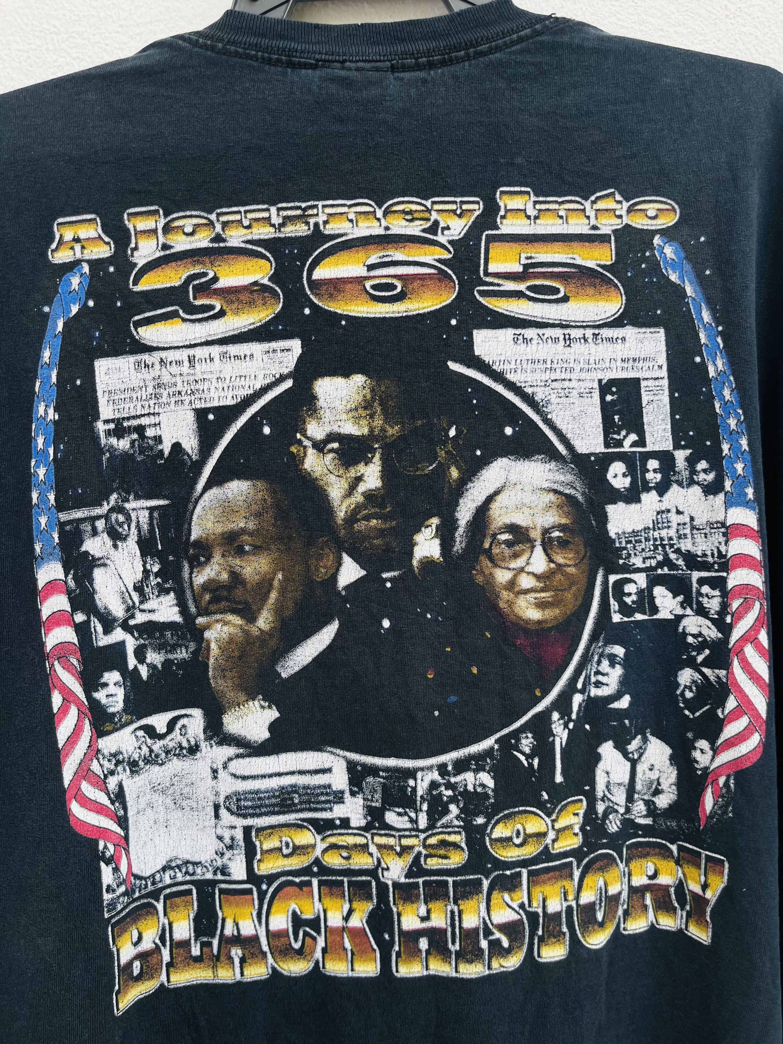 Vintage Vintage Black History Shirt Size US XL / EU 56 / 4 - 11 Thumbnail