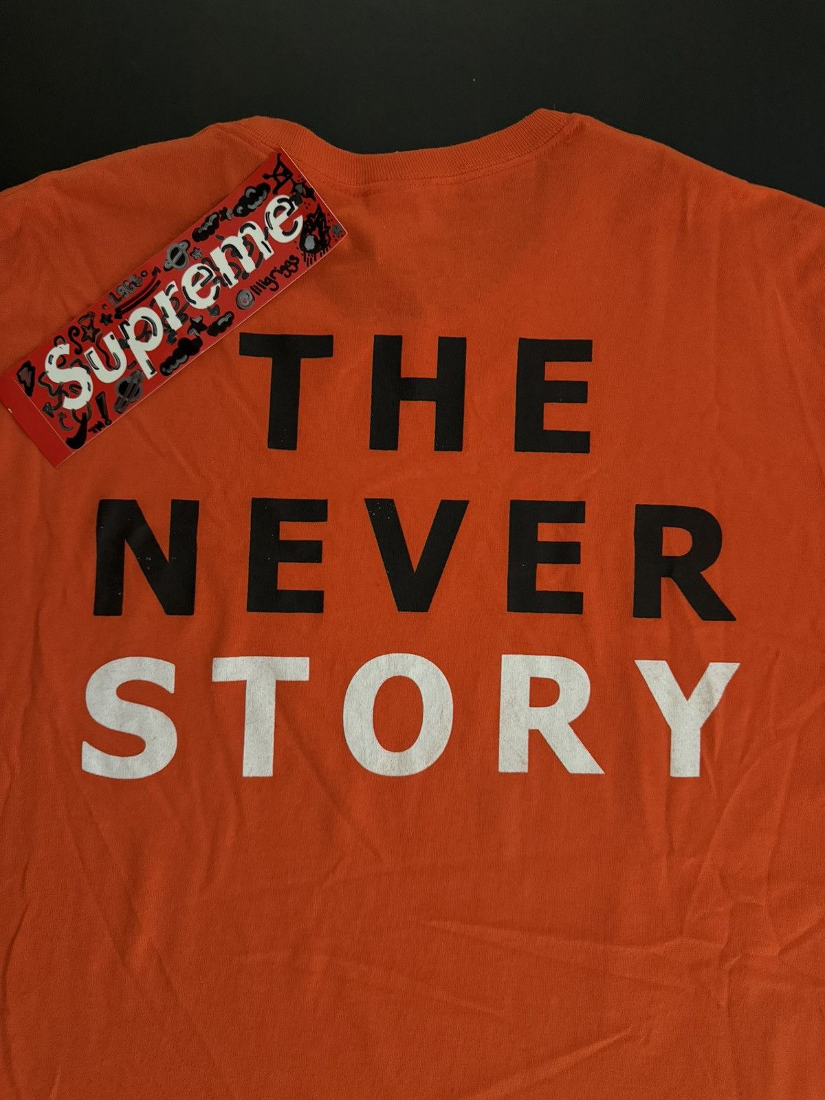 Dreamville × J. Cole × Kendrick Lamar RARE 2017 THE NEVER STORY JID ALBUM LONGSLEEVE TEE ORANGE Size US XL / EU 56 / 4 - 2 Thumbnail