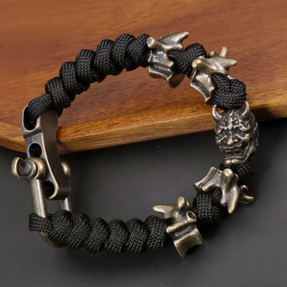 Jewelry Vintage Skull Bracelet Size ONE SIZE - 6 Thumbnail