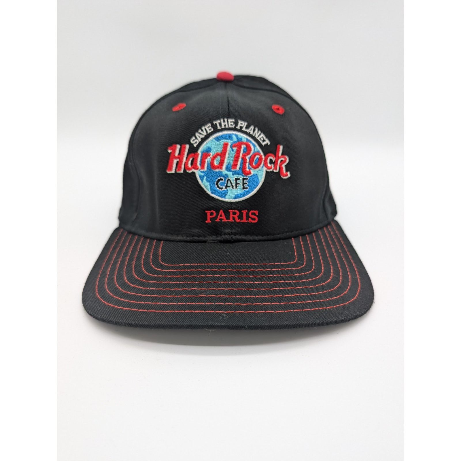 Hard Rock Cafe Hard Rock Cafe Paris Vintage black snapback hat cap Size ONE SIZE - 2 Thumbnail