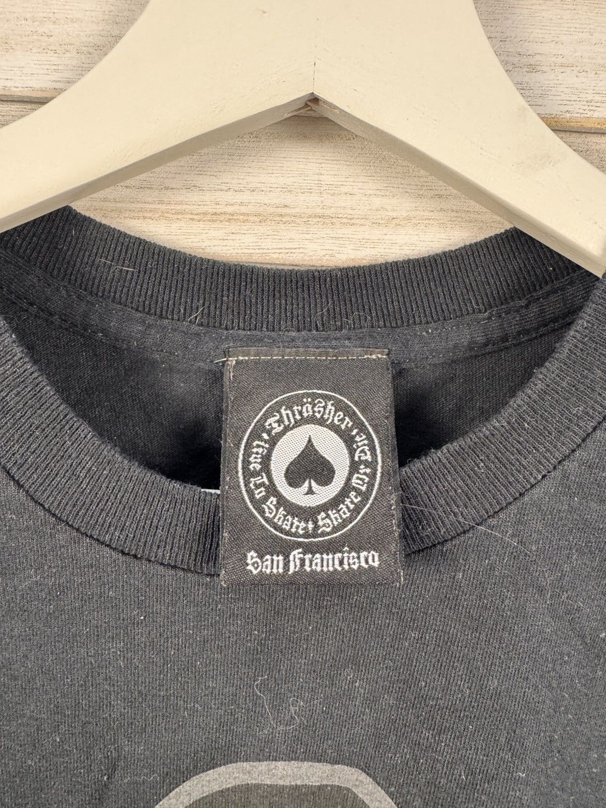 Thrasher Men’s Black Thrasher x Alien Workshop "Believe". Size US M / EU 48-50 / 2 - 8 Thumbnail