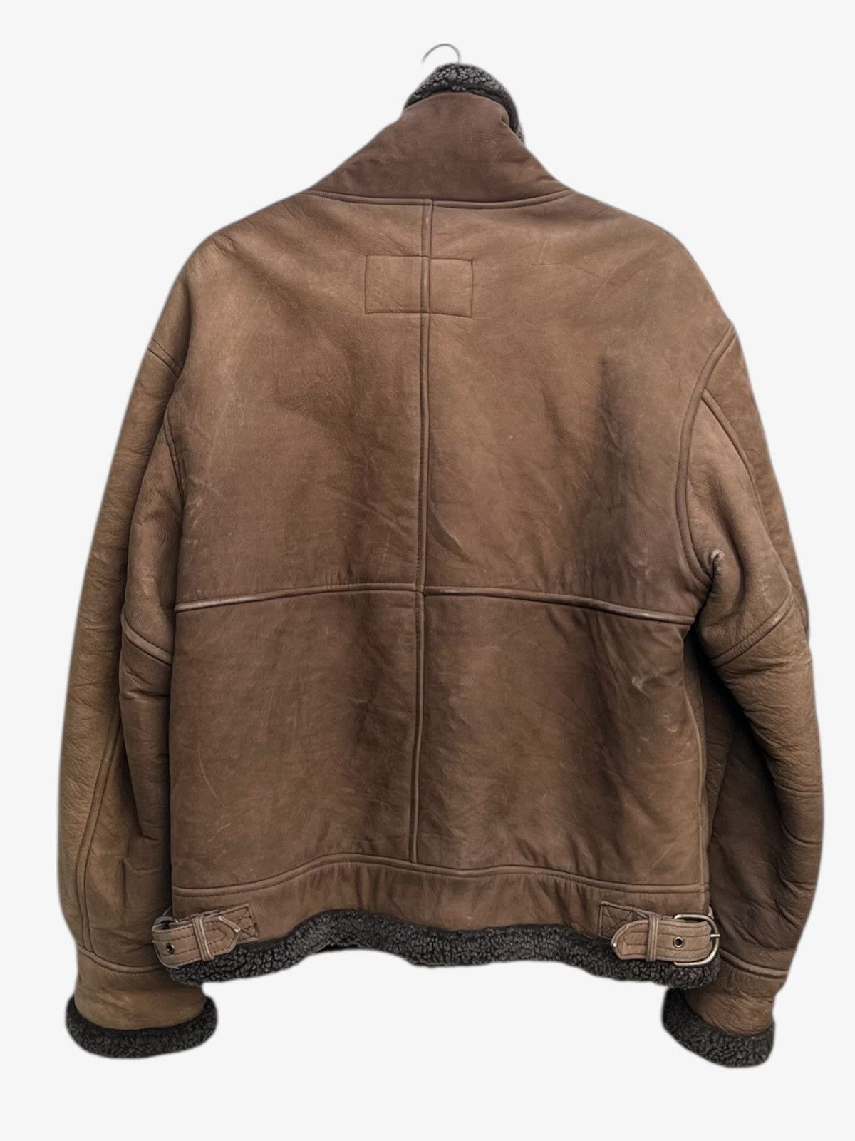 Genuine Leather Vintage Aitoz Corp B3 Cowhide Shearling Bomber Jacket Size US L / EU 52-54 / 3 - 6 Thumbnail