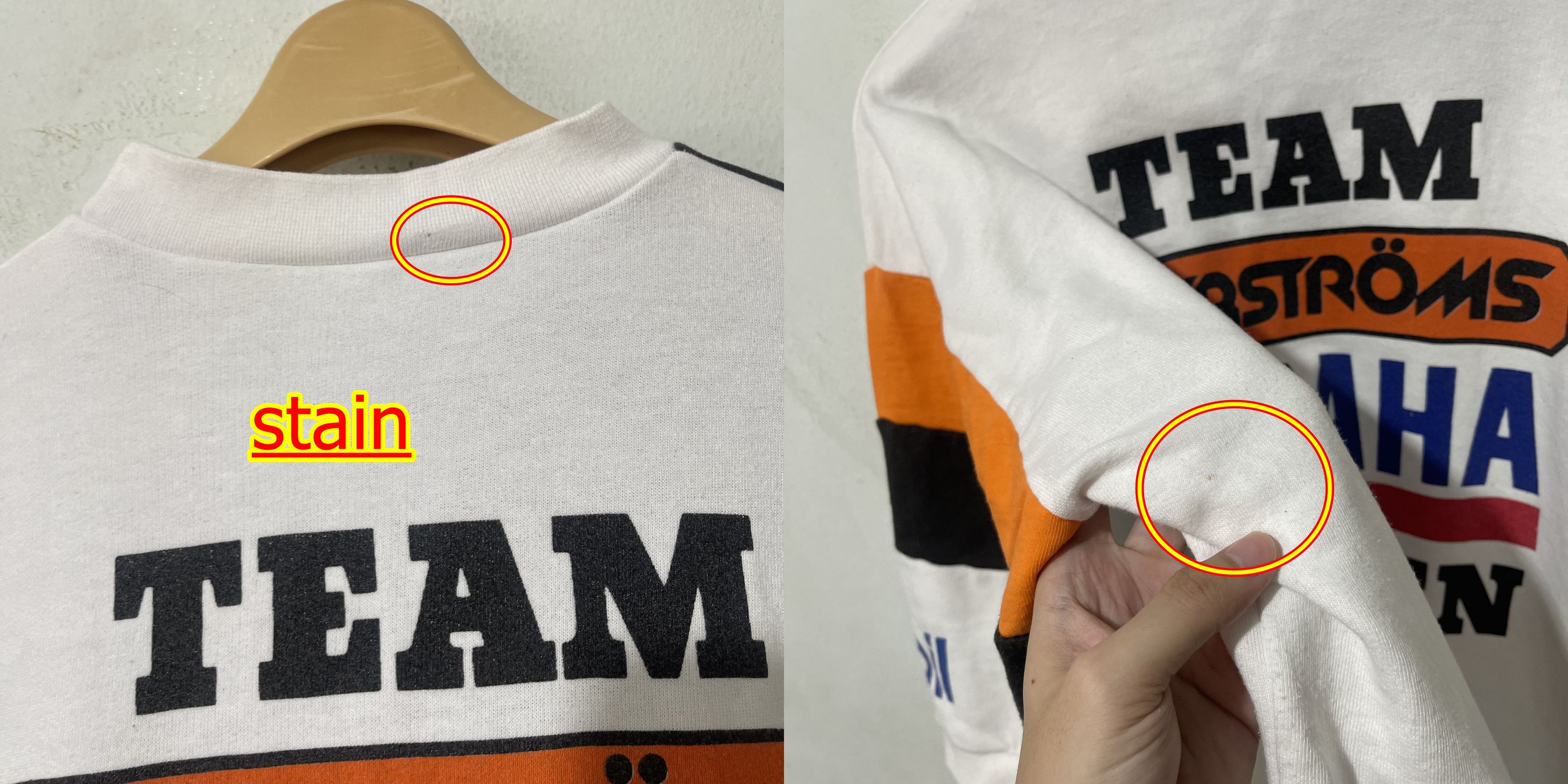 Vintage Vintage 90s Sweden Motorcycle Team Jersery Shirt Size US XL / EU 56 / 4 - 4 Thumbnail