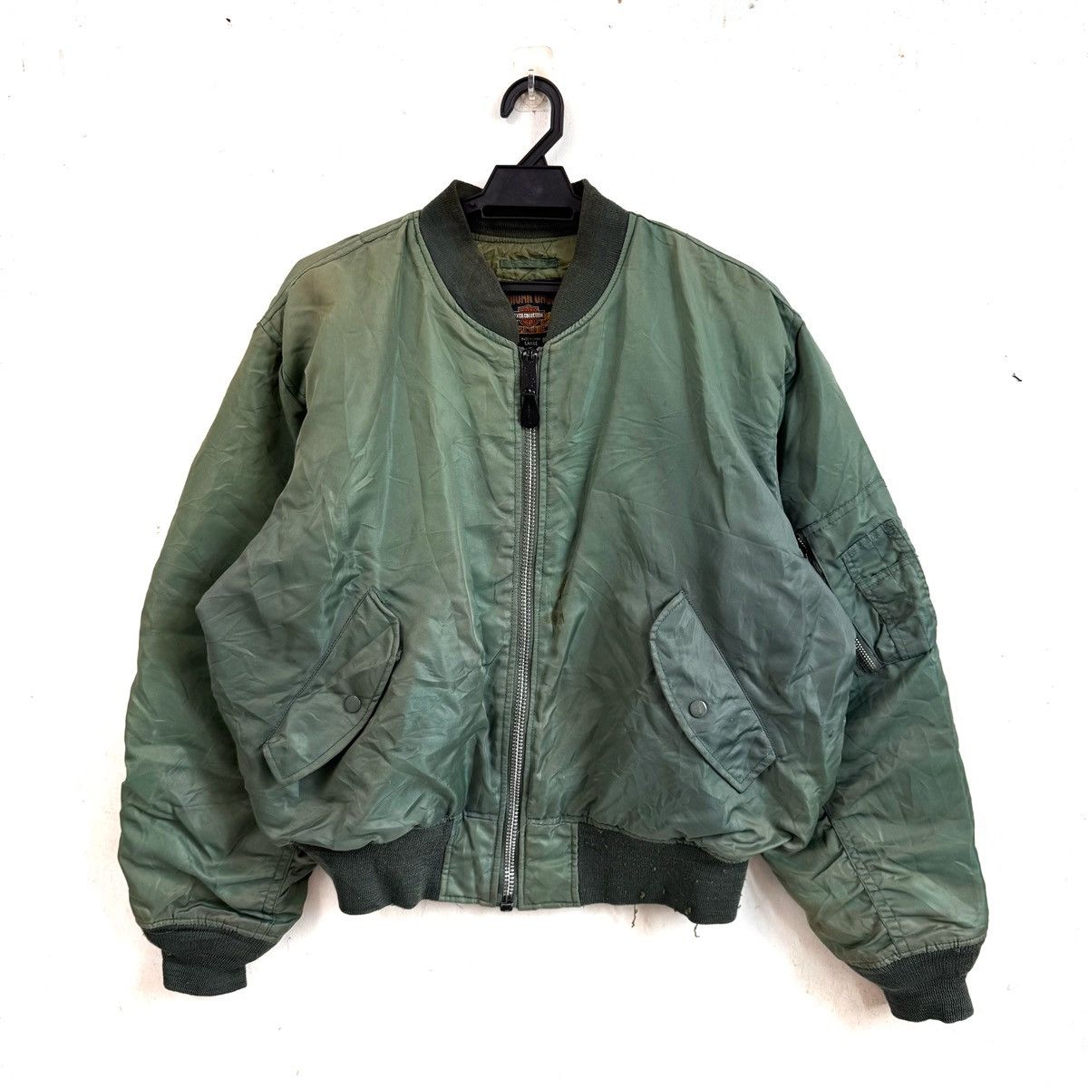 Vintage Vintage Flight Jacket World Resort Club Usa American Casual Size US L / EU 52-54 / 3 - 3 Thumbnail