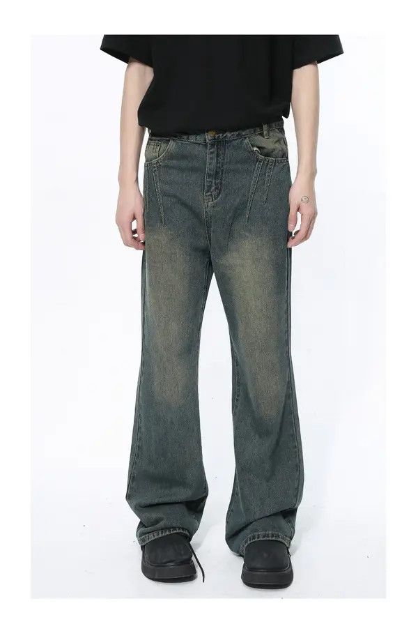 Japanese Brand Kotomi x Mako Distressed vintage flared washed jeans Size US 32 / EU 48 - 8 Thumbnail