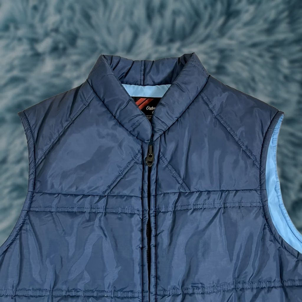 Sears VINTAGE Sears The Men’s Store Puffer Vest Outdoor Blue XL Collared Men 70s/70s Era Size US XL / EU 56 / 4 - 1 Thumbnail