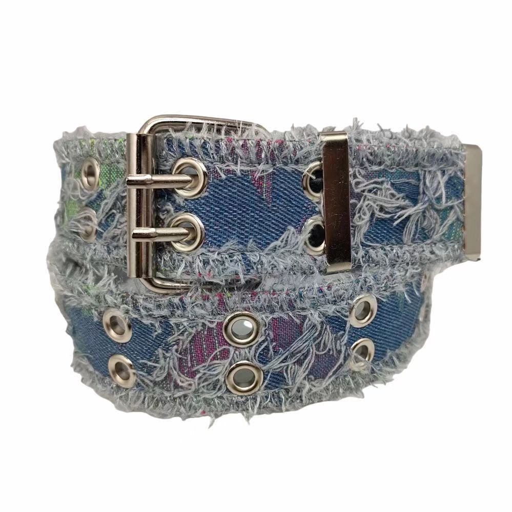 Designer Modern Vintage Belt Riveted Belts Menswear Accessories Size ONE SIZE - 1 Thumbnail