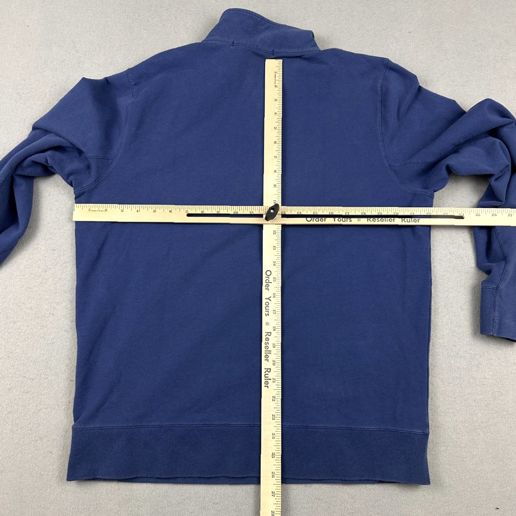 KangaROOS B. Draddy Sweatshirt Men L Blue 1/4 Zip Mock Neck Kangaroo Pocket Stretch L Size US L / EU 52-54 / 3 - 5 Thumbnail