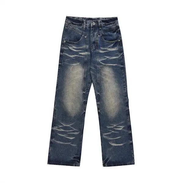 VIBE American high street ripple washed jeans Size US 32 / EU 48 - 1 Thumbnail