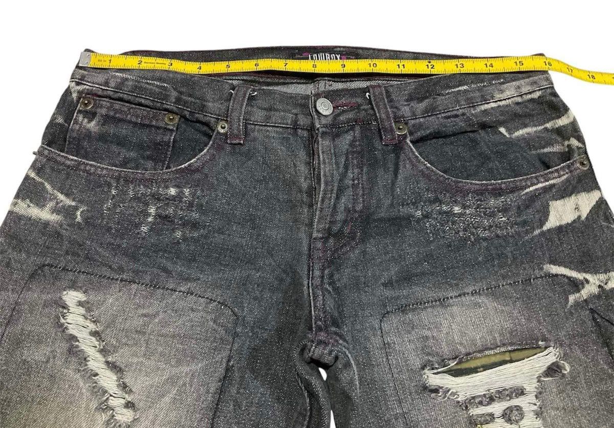 Hysteric Glamour 🔥Sick Y2K Lowbox Denim Clawmark Boro Distressed LGB Size US 32 / EU 48 - 16 Thumbnail