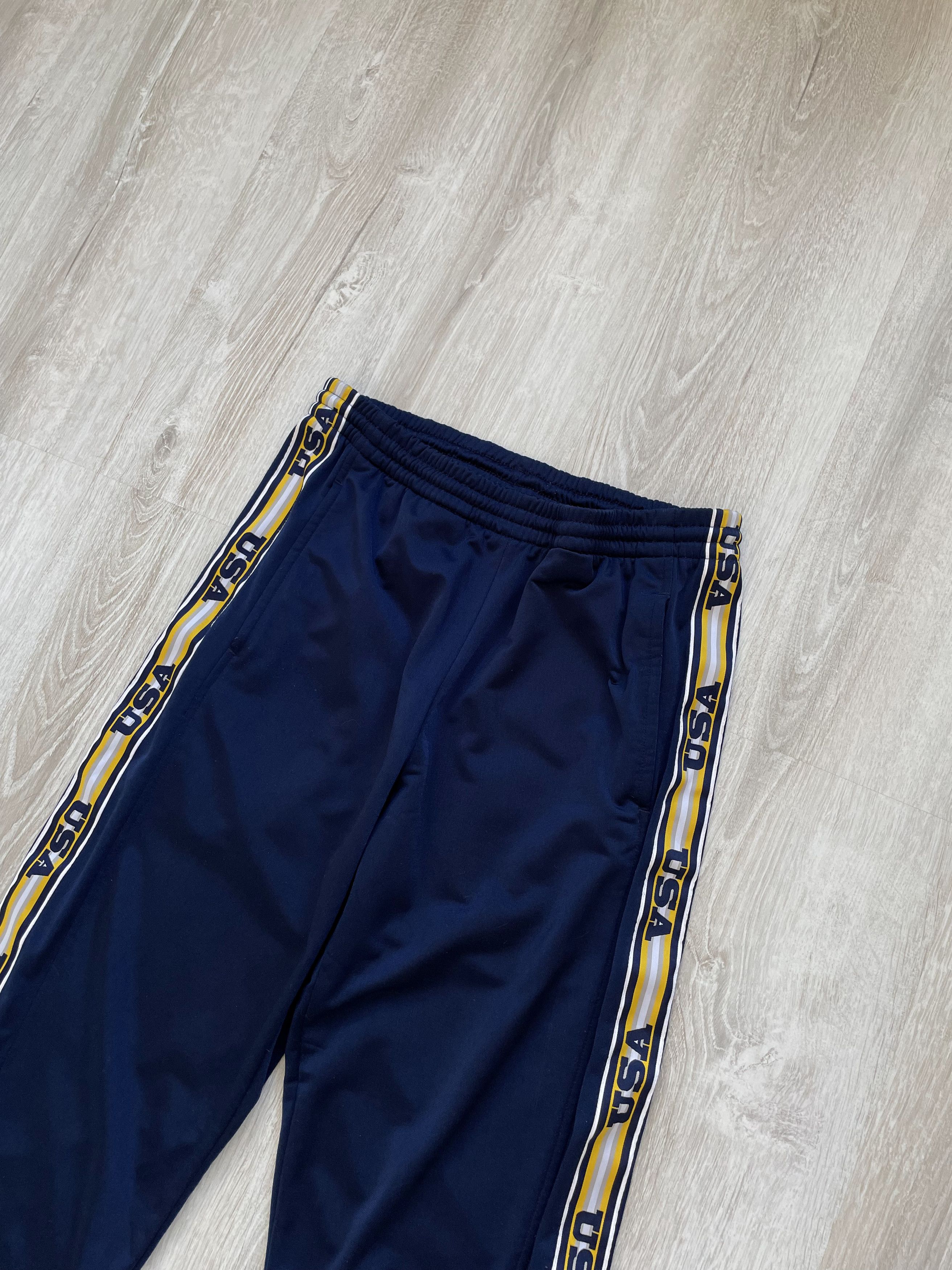 Nike Vintage 90s Nike Monogram Track Pants Size US 32 / EU 48 - 2 Thumbnail