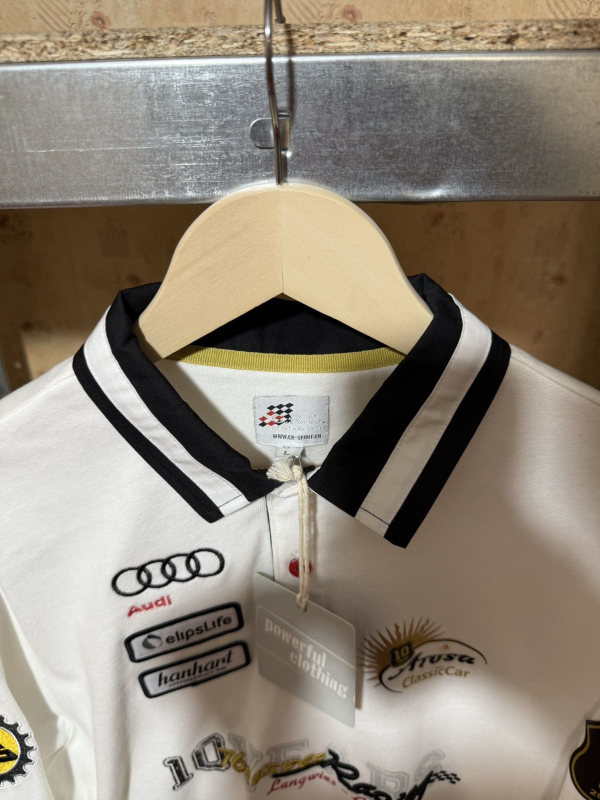 Audi × Vintage Vintage Audi Arosa Classic Car IROC Racing Polo T-Shirt Size US L / EU 52-54 / 3 - 8 Thumbnail