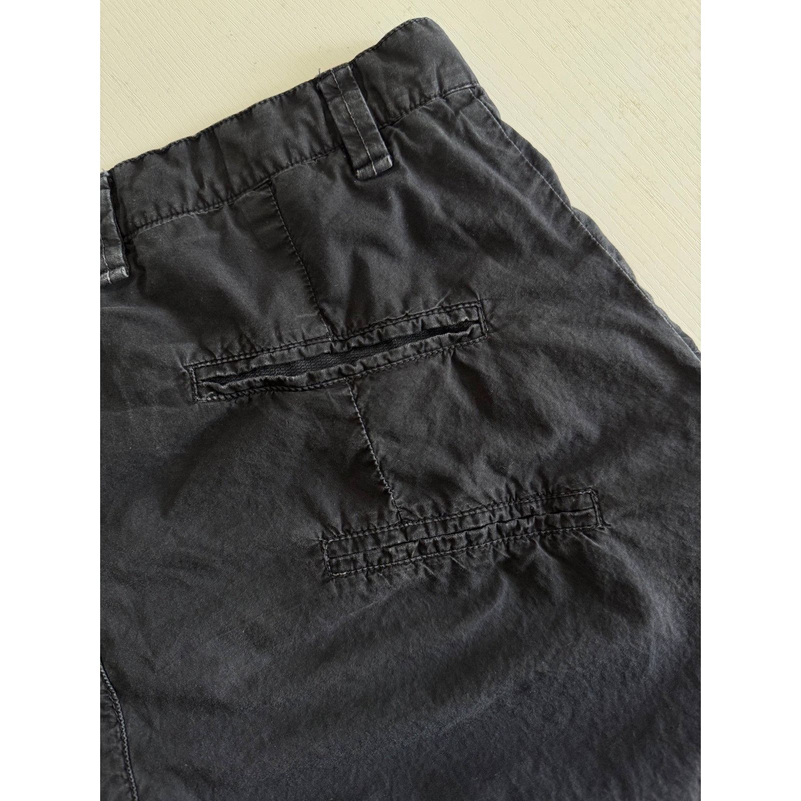 Transit Transit Uomo Garment Dyed Shorts Black Size US 31 - 5 Thumbnail