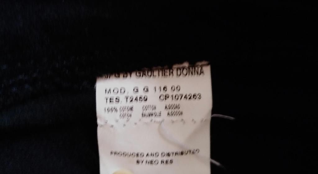 Jean Paul Gaultier Jean Paul Gaultier buckled leather saddle denim skirt Size 26" / US 2 / IT 38 - 8 Thumbnail