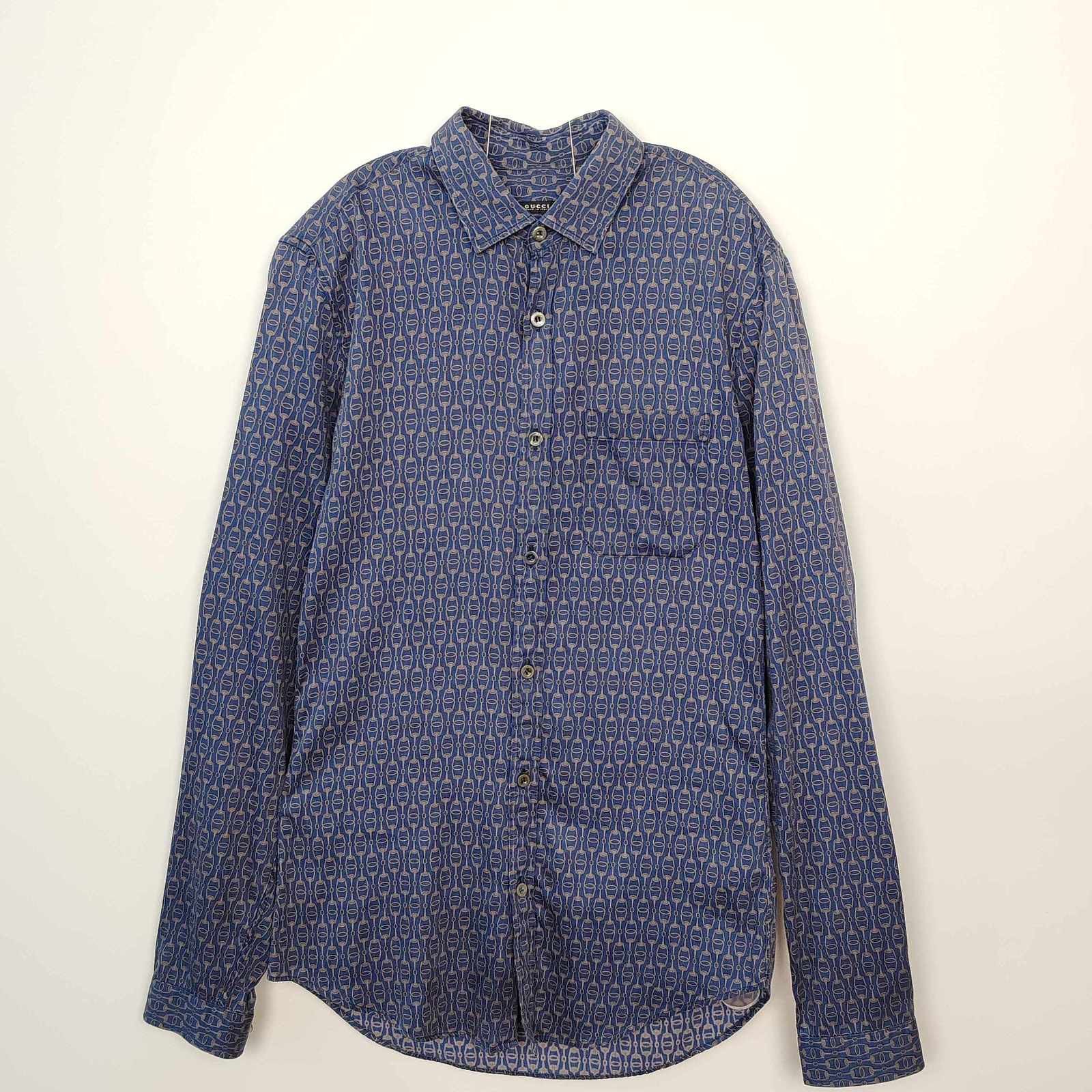 Gucci Gucci Horsebit Print Shirt Size S Size US S / EU 44-46 / 1 - 1 Thumbnail