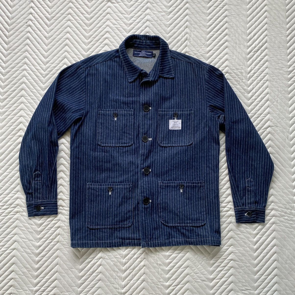 Vintage Wabash Chore Jacket By Blue Water Urban Garment Size US L / EU 52-54 / 3 - 1 Thumbnail