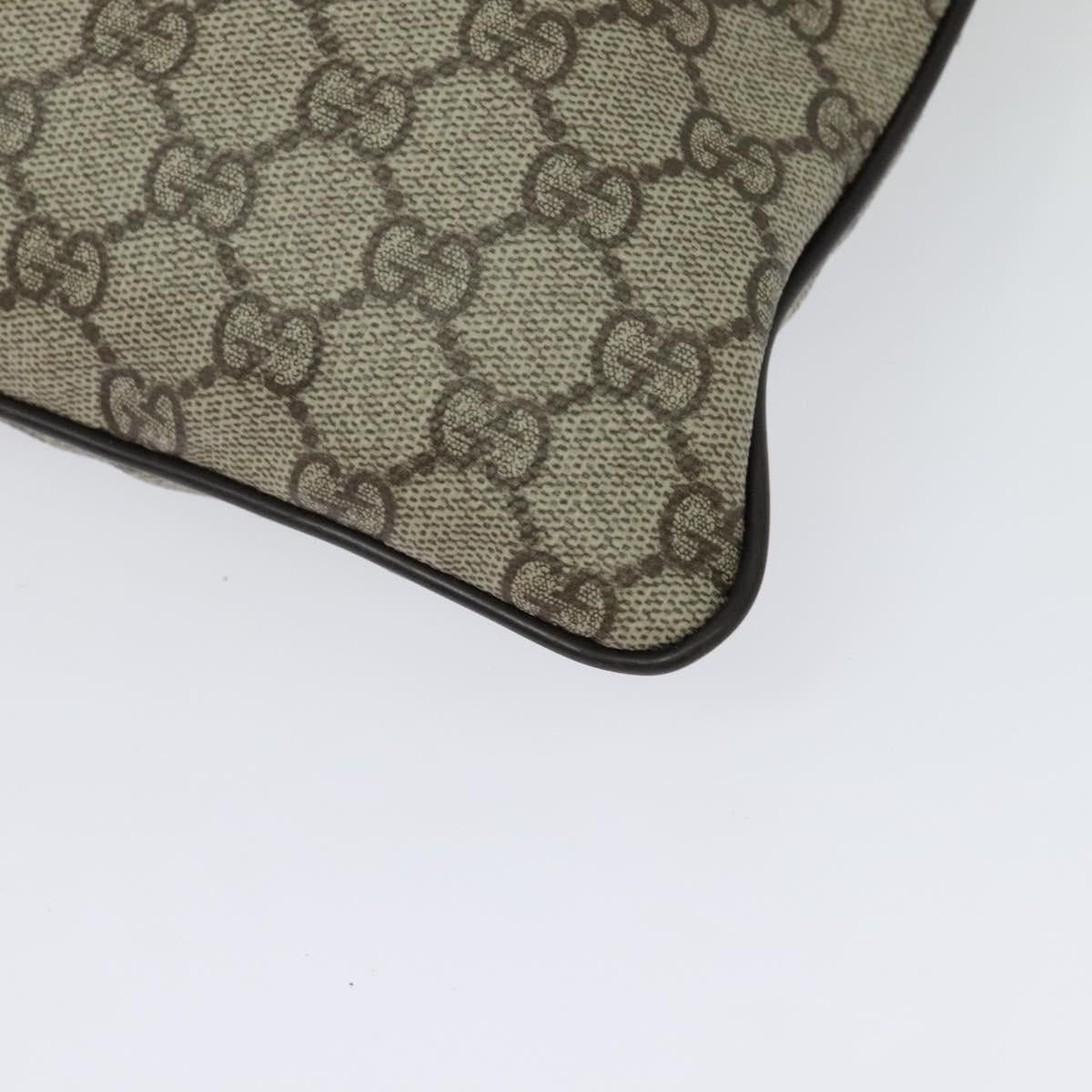 Gucci GUCCI GG Supreme Shoulder Bag Pvc Leather Beige Silver Size ONE SIZE - 13 Thumbnail