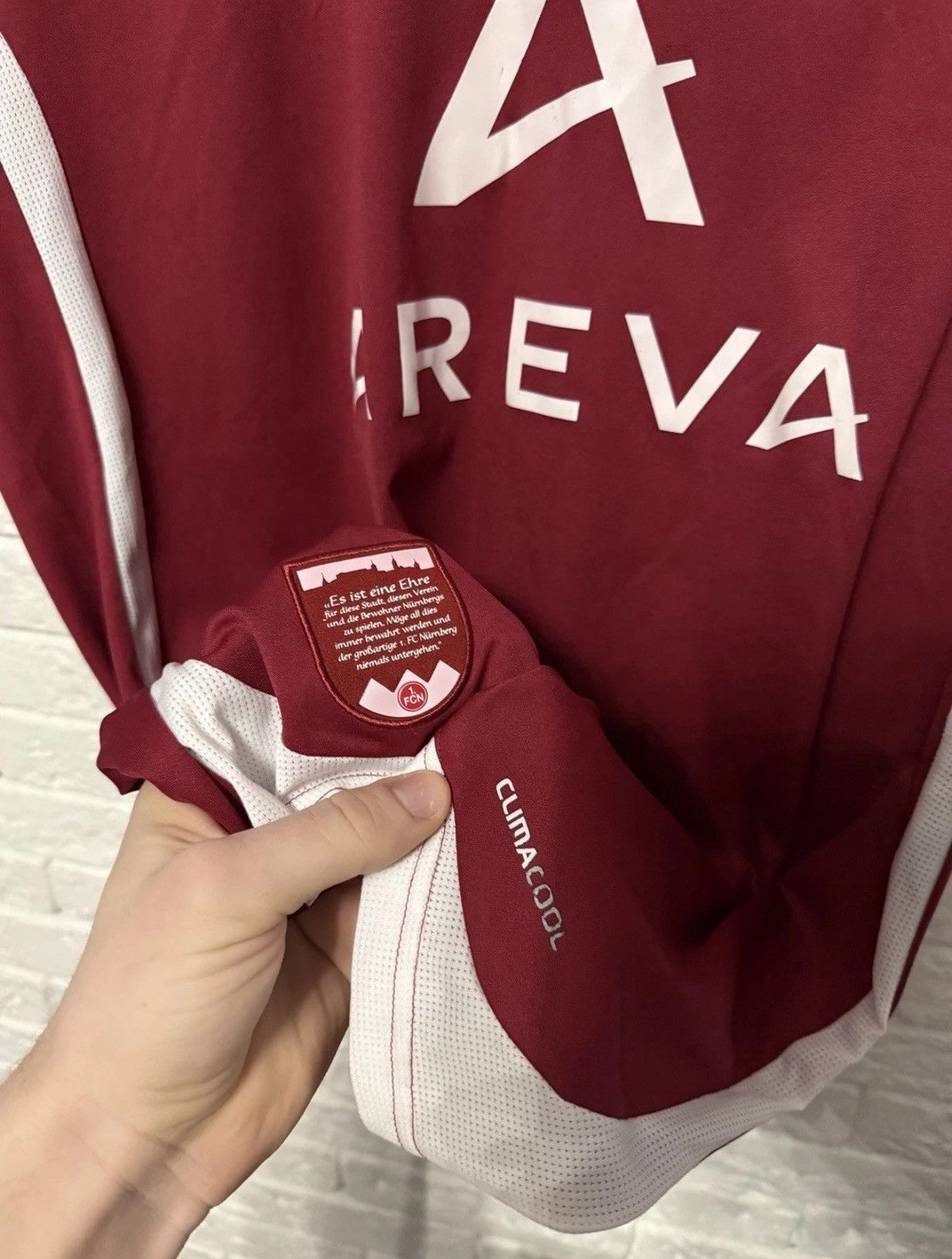 Adidas Adidas Nurnberg PINOLA #25 09/10 Jersey Home Football Shirt Size US XL / EU 56 / 4 - 4 Thumbnail