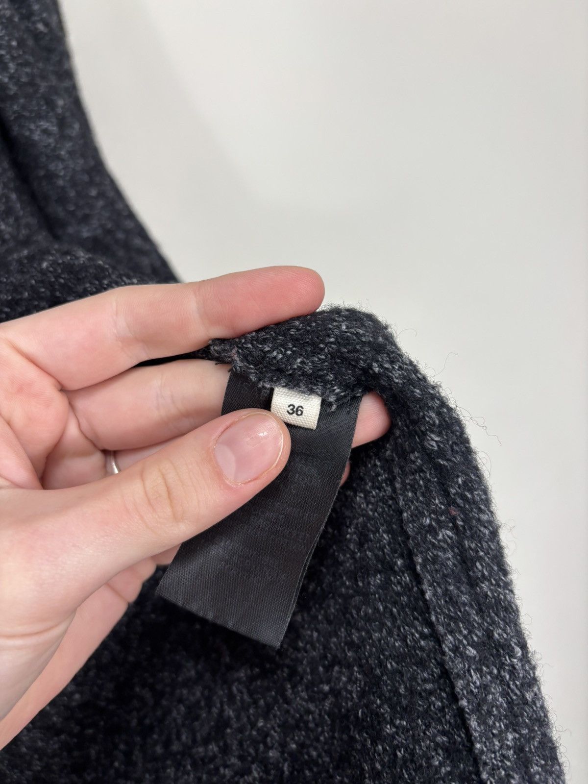 Isabel Marant Etoile Isabel Marant Etoile Women’s Dark Gray Wool Cardigan Jacket Size XS / US 0-2 / IT 36-38 - 9 Thumbnail