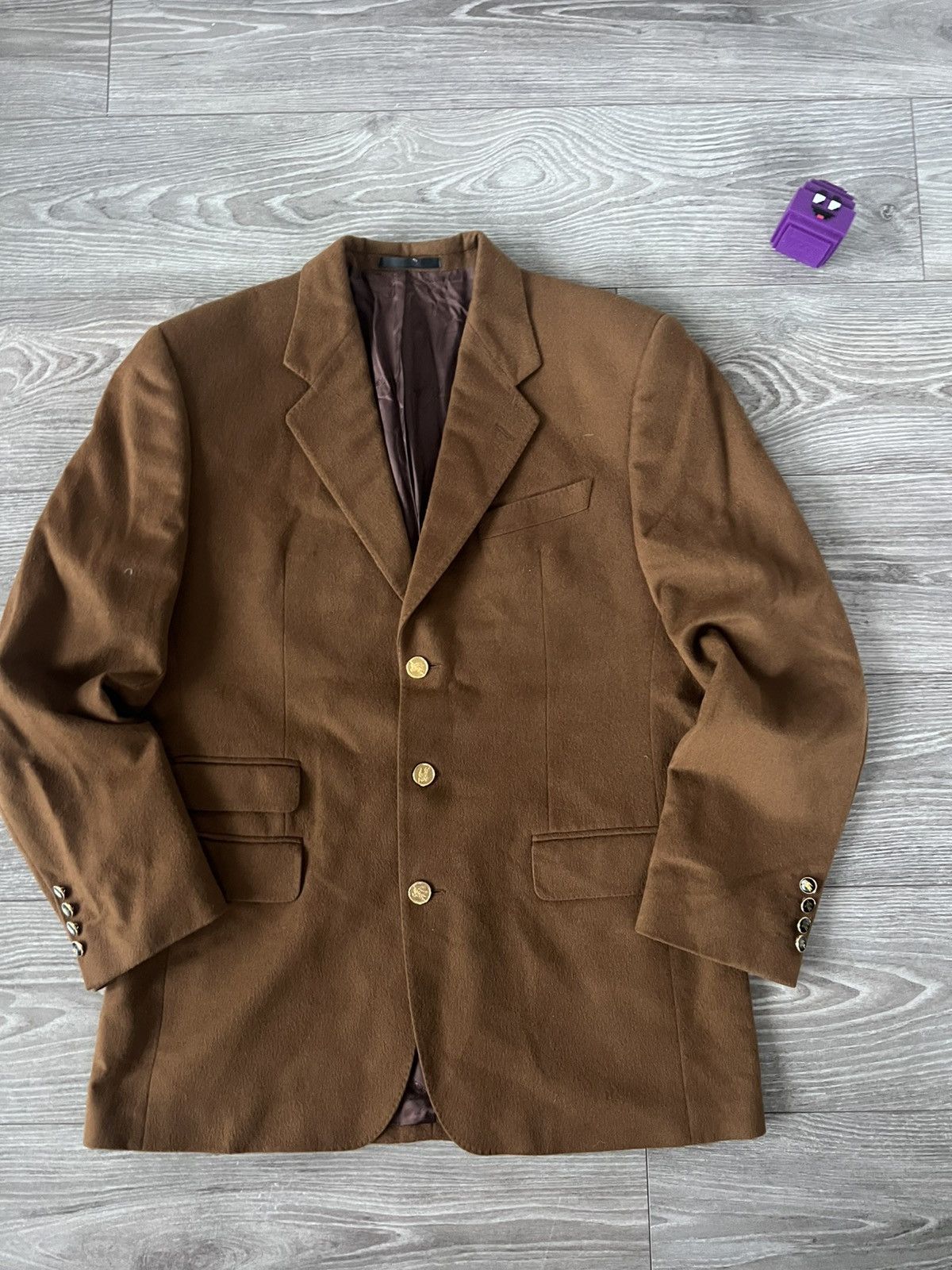 Burberry Very Rare Burberry Luxury Cashmere & Wool Exclusive Blazer Size 44R - 9 Thumbnail